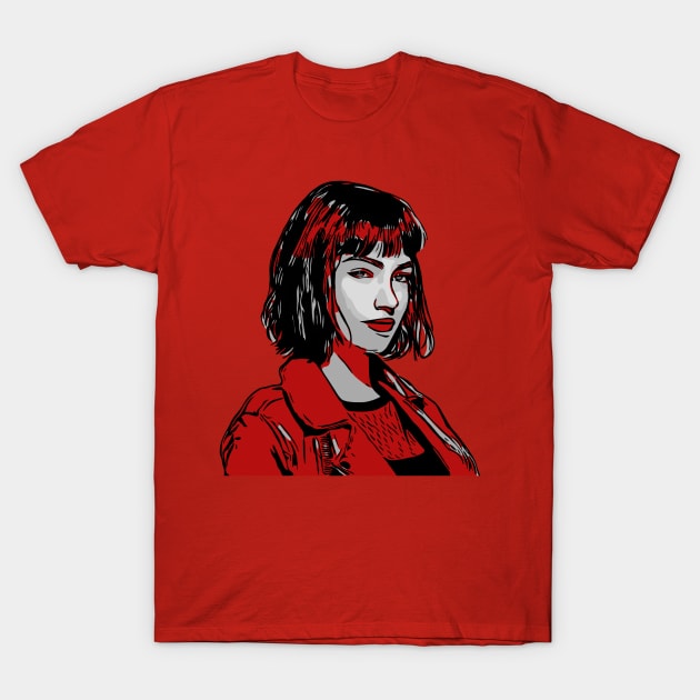 Ursula corbero/tokyo T-Shirt by Morishasha